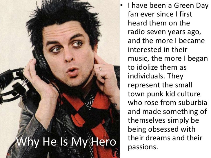 Billie Joe Armstrong Hero Project