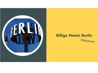 Billige hotels berlin