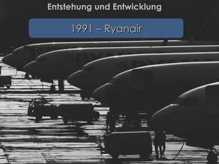 Entstehung und Entwicklung  1991 – Ryanair 