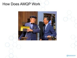 @kazoocon
How Does AMQP Work
 