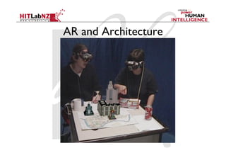 AR and Architecture
 