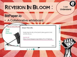 BitPaper.io
• A Collaborative whiteboard
I can
Understand
 
