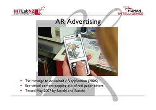 Designing Mobile AR Applications | PDF