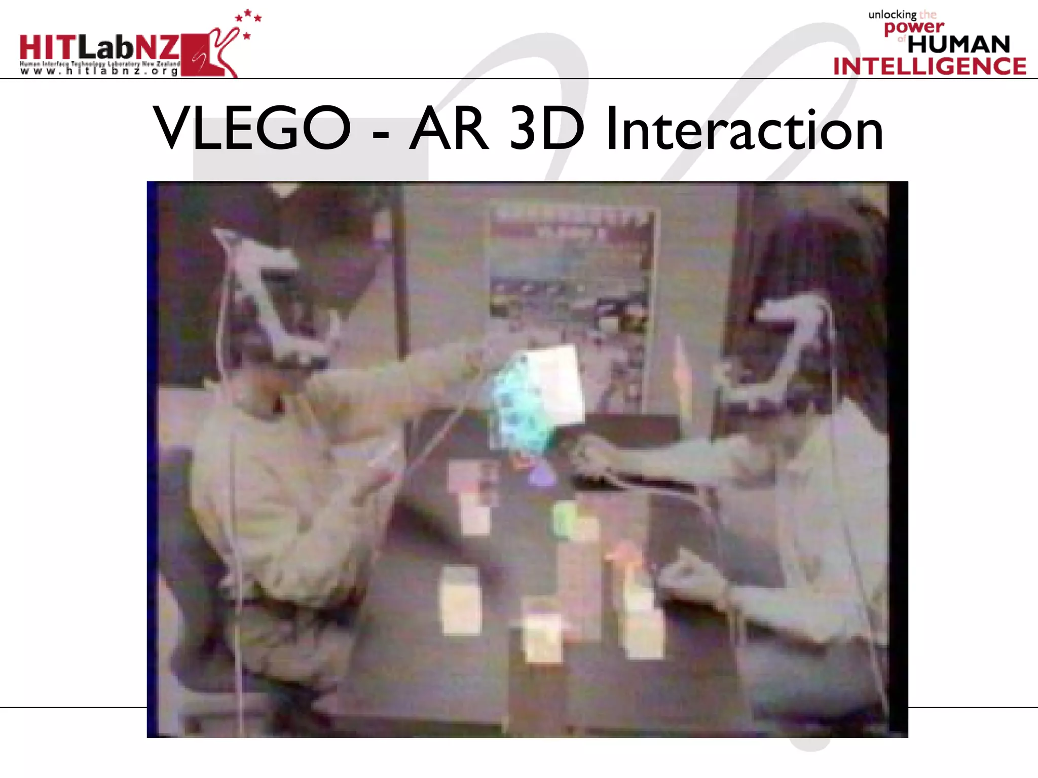 VLEGO - AR 3D Interaction
 