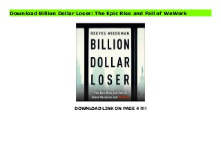 DOWNLOAD LINK ON PAGE 4 !!!!
Download Billion Dollar Loser: The Epic Rise and Fall of WeWork
Read PDF Billion Dollar Loser: The Epic Rise and Fall of WeWork Online, Download PDF Billion Dollar Loser: The Epic Rise and Fall of WeWork, Full PDF Billion Dollar Loser: The Epic Rise and Fall of WeWork, All Ebook Billion Dollar Loser: The Epic Rise and Fall of WeWork, PDF and EPUB Billion Dollar Loser: The Epic Rise and Fall of WeWork, PDF ePub Mobi Billion Dollar Loser: The Epic Rise and Fall of WeWork, Reading PDF Billion Dollar Loser: The Epic Rise and Fall of WeWork, Book PDF Billion Dollar Loser: The Epic Rise and Fall of WeWork, Download online Billion Dollar Loser: The Epic Rise and Fall of WeWork, Billion Dollar Loser: The Epic Rise and Fall of WeWork pdf, pdf Billion Dollar Loser: The Epic Rise and Fall of WeWork, epub Billion Dollar Loser: The Epic Rise and Fall of WeWork, the book Billion Dollar Loser: The Epic Rise and Fall of WeWork, ebook Billion Dollar Loser: The Epic Rise and Fall of WeWork, Billion Dollar Loser: The Epic Rise and Fall of WeWork E-Books, Online Billion Dollar Loser: The Epic Rise and Fall of WeWork Book, Billion Dollar Loser: The Epic Rise and Fall of WeWork Online Read Best Book Online Billion Dollar Loser: The Epic Rise and Fall of WeWork, Read Online Billion Dollar Loser: The Epic Rise and Fall of WeWork Book, Download Online Billion Dollar Loser: The Epic Rise and Fall of WeWork E-Books, Download Billion Dollar Loser: The Epic Rise and Fall of WeWork Online, Read Best Book Billion Dollar Loser: The Epic Rise and Fall of WeWork Online, Pdf Books Billion Dollar Loser: The Epic Rise and Fall of WeWork, Download Billion Dollar Loser: The Epic Rise and Fall of WeWork Books Online, Read Billion Dollar Loser: The Epic Rise and Fall of WeWork Full Collection, Read Billion Dollar Loser: The Epic Rise and Fall of WeWork Book, Download Billion Dollar Loser: The Epic Rise and Fall of WeWork Ebook, Billion Dollar Loser: The Epic Rise and Fall of WeWork PDF Download online, Billion Dollar Loser: The Epic Rise and Fall of WeWork Ebooks, Billion Dollar Loser: The Epic Rise and
Fall of WeWork pdf Read online, Billion Dollar Loser: The Epic Rise and Fall of WeWork Best Book, Billion Dollar Loser: The Epic Rise and Fall of WeWork Popular, Billion Dollar Loser: The Epic Rise and Fall of WeWork Download, Billion Dollar Loser: The Epic Rise and Fall of WeWork Full PDF, Billion Dollar Loser: The Epic Rise and Fall of WeWork PDF Online, Billion Dollar Loser: The Epic Rise and Fall of WeWork Books Online, Billion Dollar Loser: The Epic Rise and Fall of WeWork Ebook, Billion Dollar Loser: The Epic Rise and Fall of WeWork Book, Billion Dollar Loser: The Epic Rise and Fall of WeWork Full Popular PDF, PDF Billion Dollar Loser: The Epic Rise and Fall of WeWork Download Book PDF Billion Dollar Loser: The Epic Rise and Fall of WeWork, Read online PDF Billion Dollar Loser: The Epic Rise and Fall of WeWork, PDF Billion Dollar Loser: The Epic Rise and Fall of WeWork Popular, PDF Billion Dollar Loser: The Epic Rise and Fall of WeWork Ebook, Best Book Billion Dollar Loser: The Epic Rise and Fall of WeWork, PDF Billion Dollar Loser: The Epic Rise and Fall of WeWork Collection, PDF Billion Dollar Loser: The Epic Rise and Fall of WeWork Full Online, full book Billion Dollar Loser: The Epic Rise and Fall of WeWork, online pdf Billion Dollar Loser: The Epic Rise and Fall of WeWork, PDF Billion Dollar Loser: The Epic Rise and Fall of WeWork Online, Billion Dollar Loser: The Epic Rise and Fall of WeWork Online, Read Best Book Online Billion Dollar Loser: The Epic Rise and Fall of WeWork, Download Billion Dollar Loser: The Epic Rise and Fall of WeWork PDF files
 