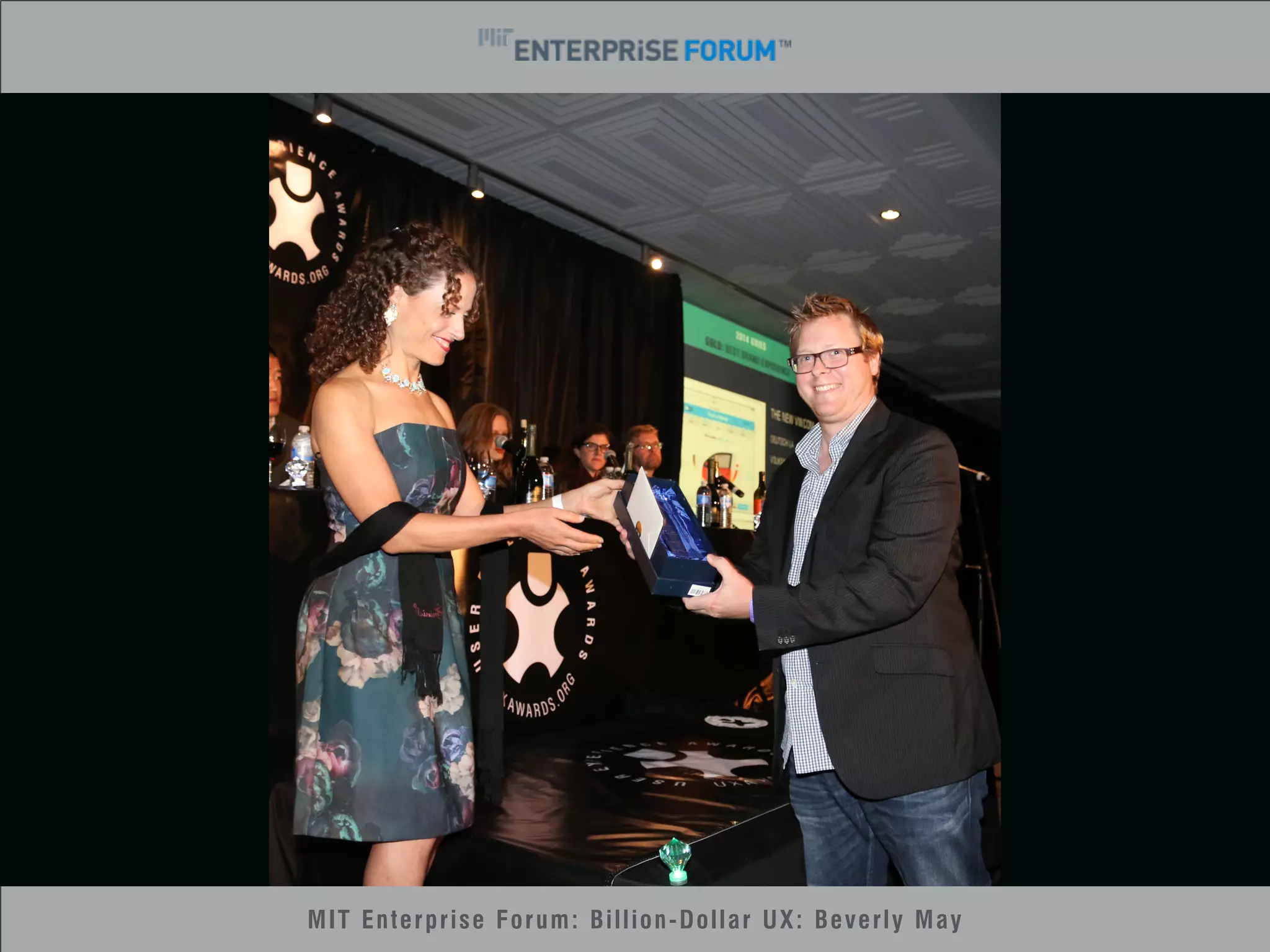 MIT Enterprise Forum: Billion-Dollar UX: Beverly May 
 