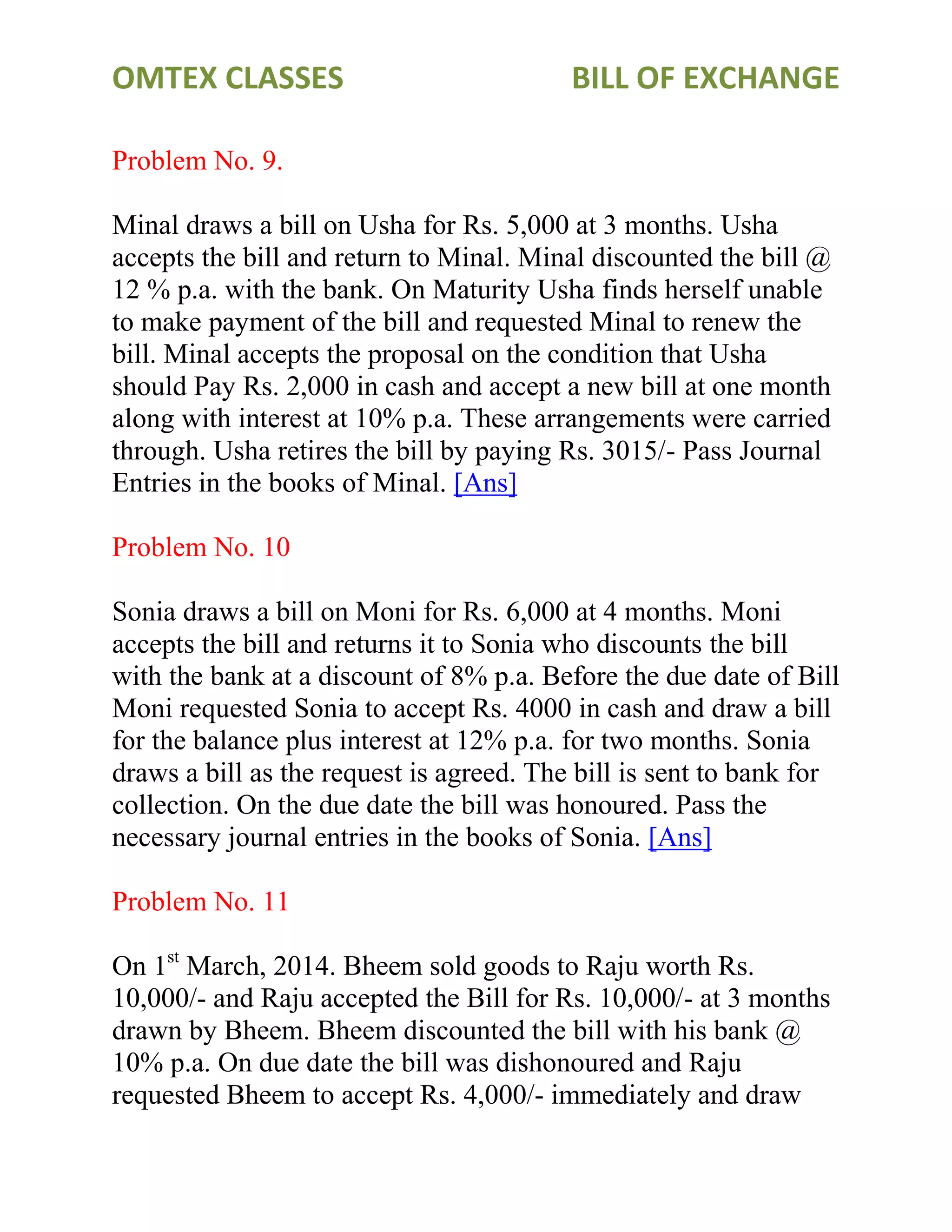 Bill of exchange | PDF