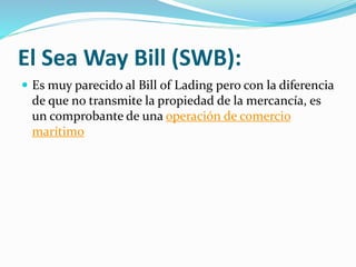 Bill of lading (b | PPTX | Logistics and Transportation Industry ...