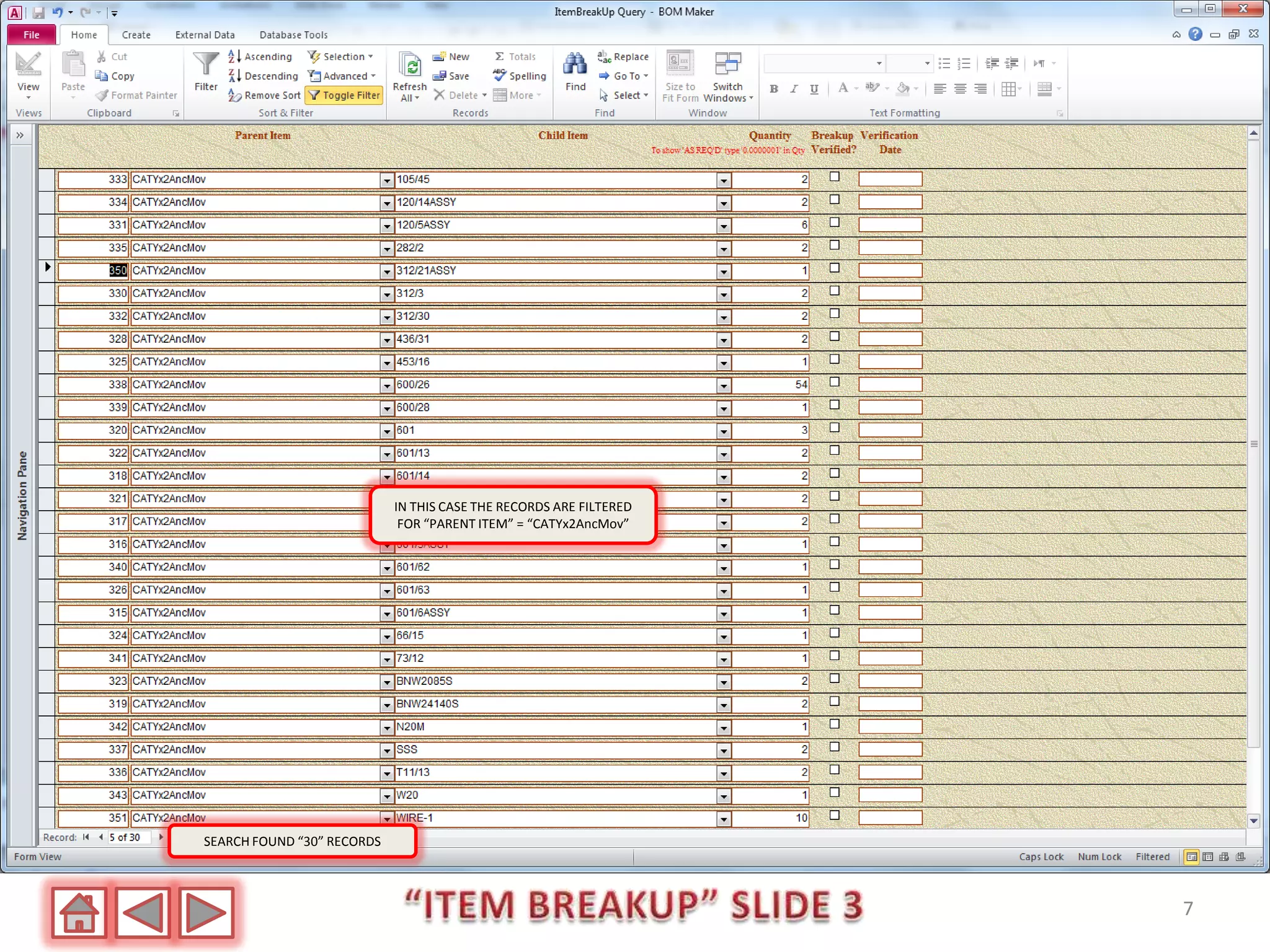 Graph Database Materials Bill Of Materials Database | PPT