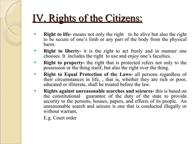 Bill of Rights | PPT