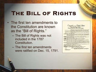 Bill of Rights | PPT