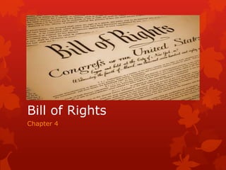 Bill of Rights
Chapter 4
 