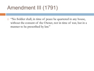 Bill of Rights | PPTX