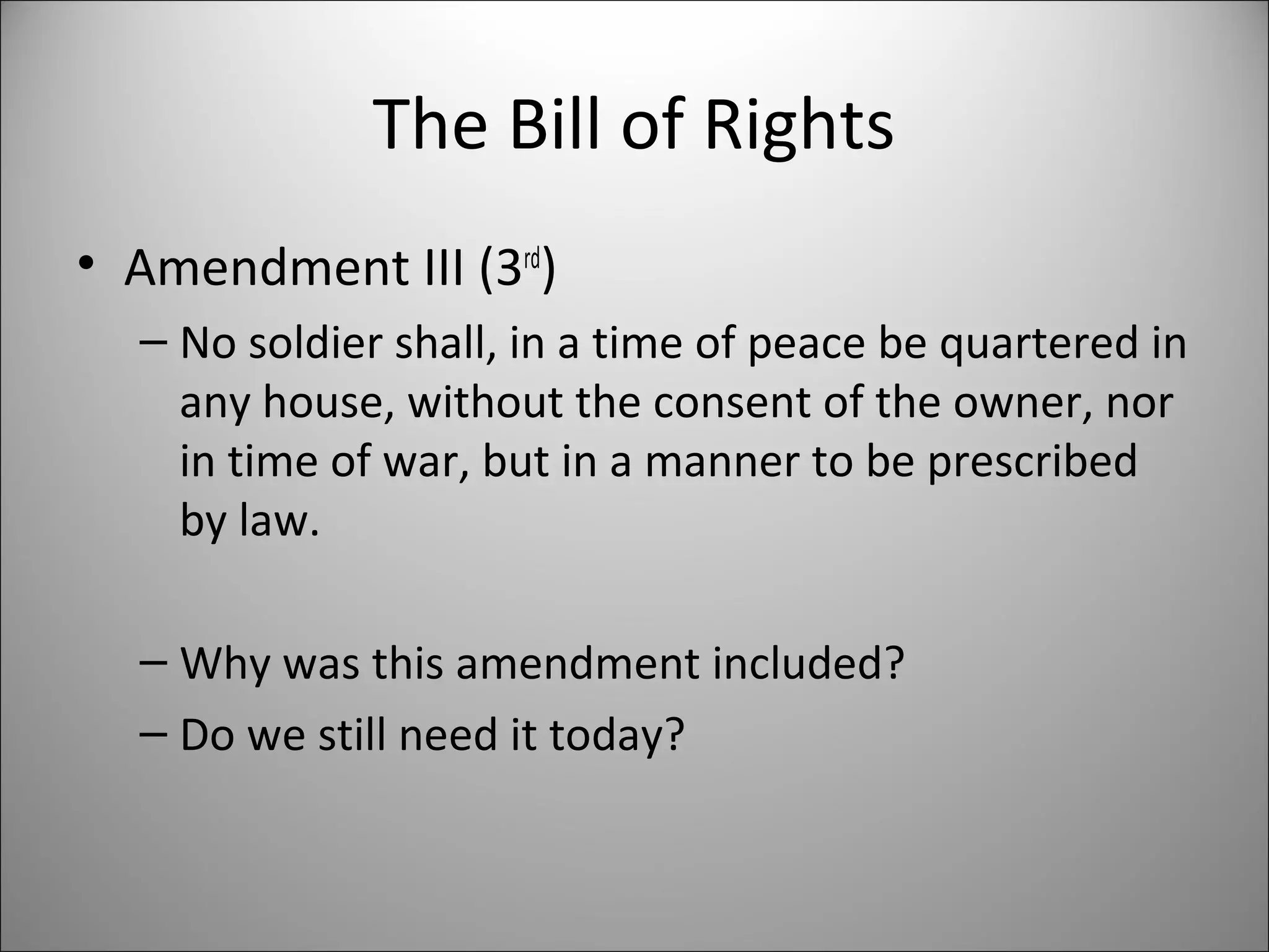 Bill of rights | PPT