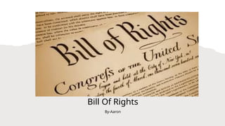 Comprehensive Overview of the U.S. Bill of Rights and Its Amendments | PPTX