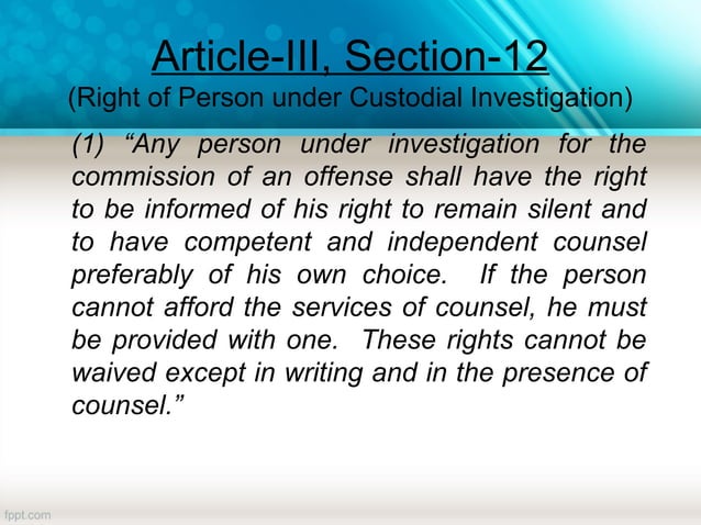 Revised Bill Of Rights Part 1 Revised Bill Of Rights Part 1