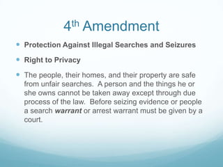 The Bill of Rights | PPTX