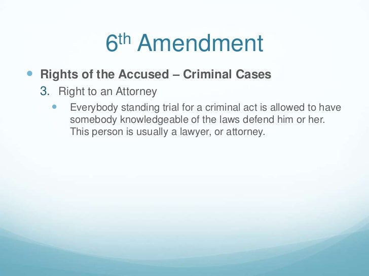 The Bill of Rights