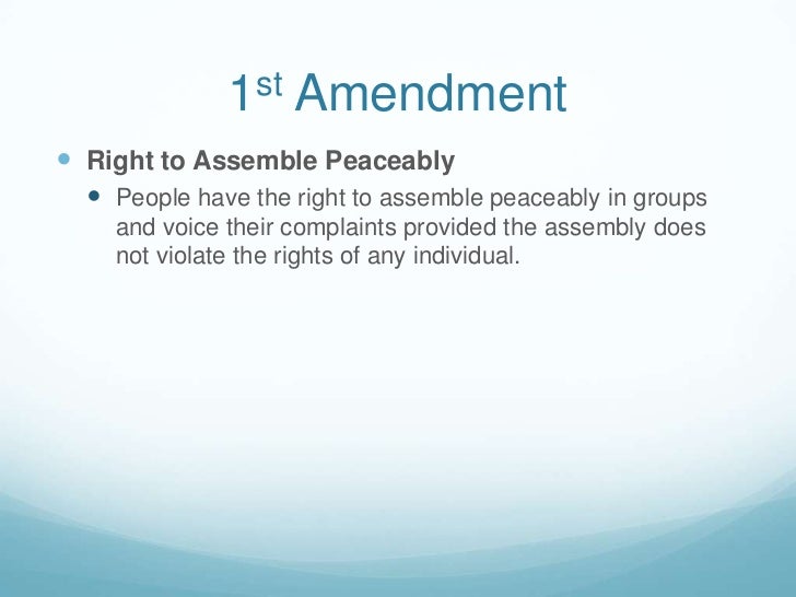 1st amendment right to assemble 1st amendment right to assemble