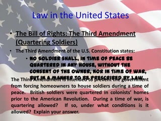 Bill of rights and amendments | PPTX