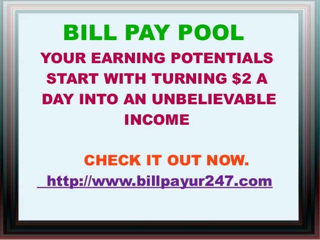 Bill Pay Pool