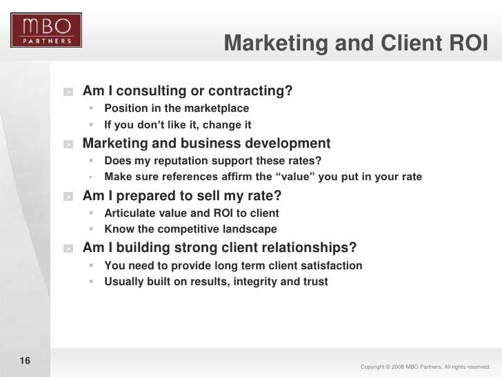 marketing contractor rates