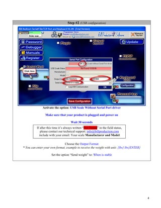 Usb Scale Software USB Balance and Scale Software The perfect solution to automate balance ...