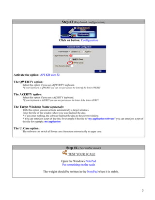 Usb Scale Software USB Balance and Scale Software The perfect solution to automate balance ...