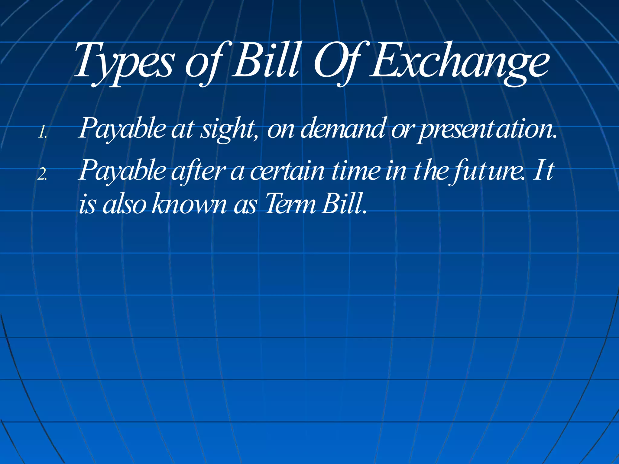 Bills of-exchange | PPTX