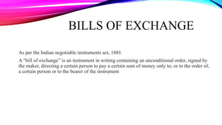BILLS OF EXCHANGE.pptx