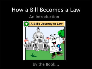How a Bill Becomes a Law
An Introduction

by the Book...

 
