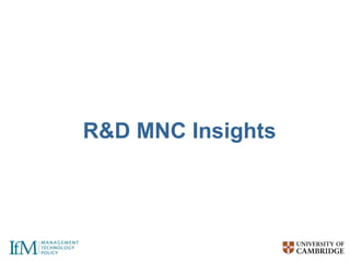 R&D MNC Insights 