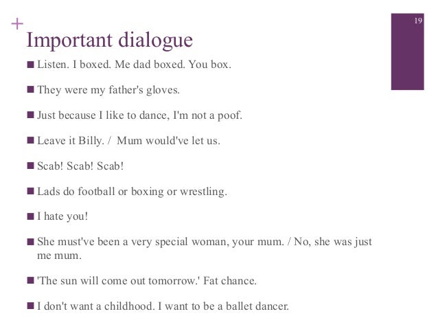 General vision and viewpoint billy elliot essay picture