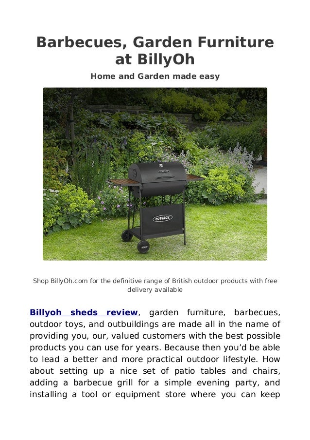 Billyoh Sheds Review Garden Buildings Direct Kybotech Reviews