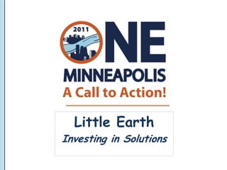 Little Earth
Investing in Solutions
 