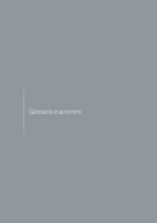 Glossario e acronimi
 