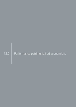 12.0   Performance patrimoniali ed economiche
 