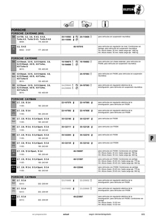 Catálogo Bilstein 2015 Sportech