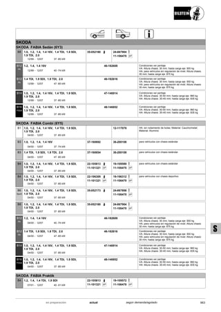 Catálogo Bilstein 2015 Sportech
