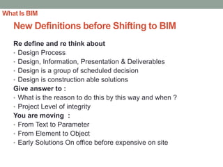 BIM process adoption for integrated design and constuction | PDF