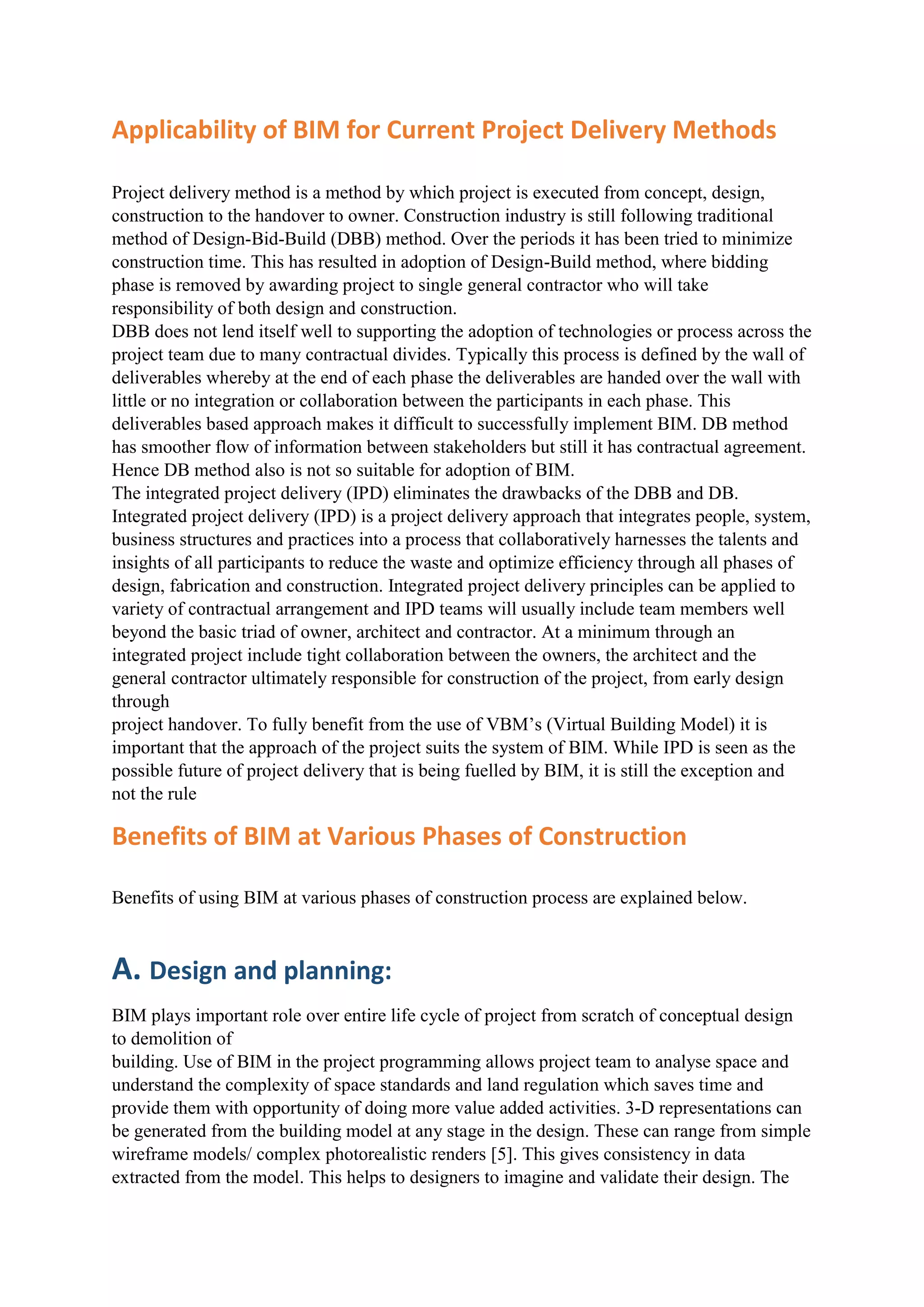 Building Information Model | PDF