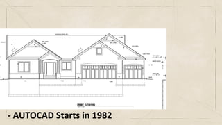 - AUTOCAD Starts in 1982
 