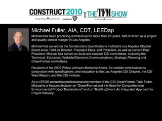 Greenformat BIM: The Promise of an Integrated Approach to Project Delivery | PPTX