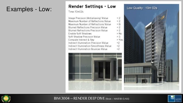 archi tech a look at revit rendering settings