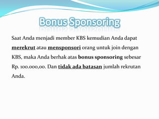 MODAL MASUK KBS