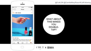 WHAT ABOUT
THIS MAKES
YOU
DOUBLE-
TAP?
x
@CultLDN @CamillaMaryRose #CultFollowing
 