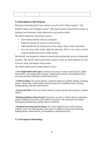 Comprehensive Internship Report on Full Stack Web Development at Xdezo ...