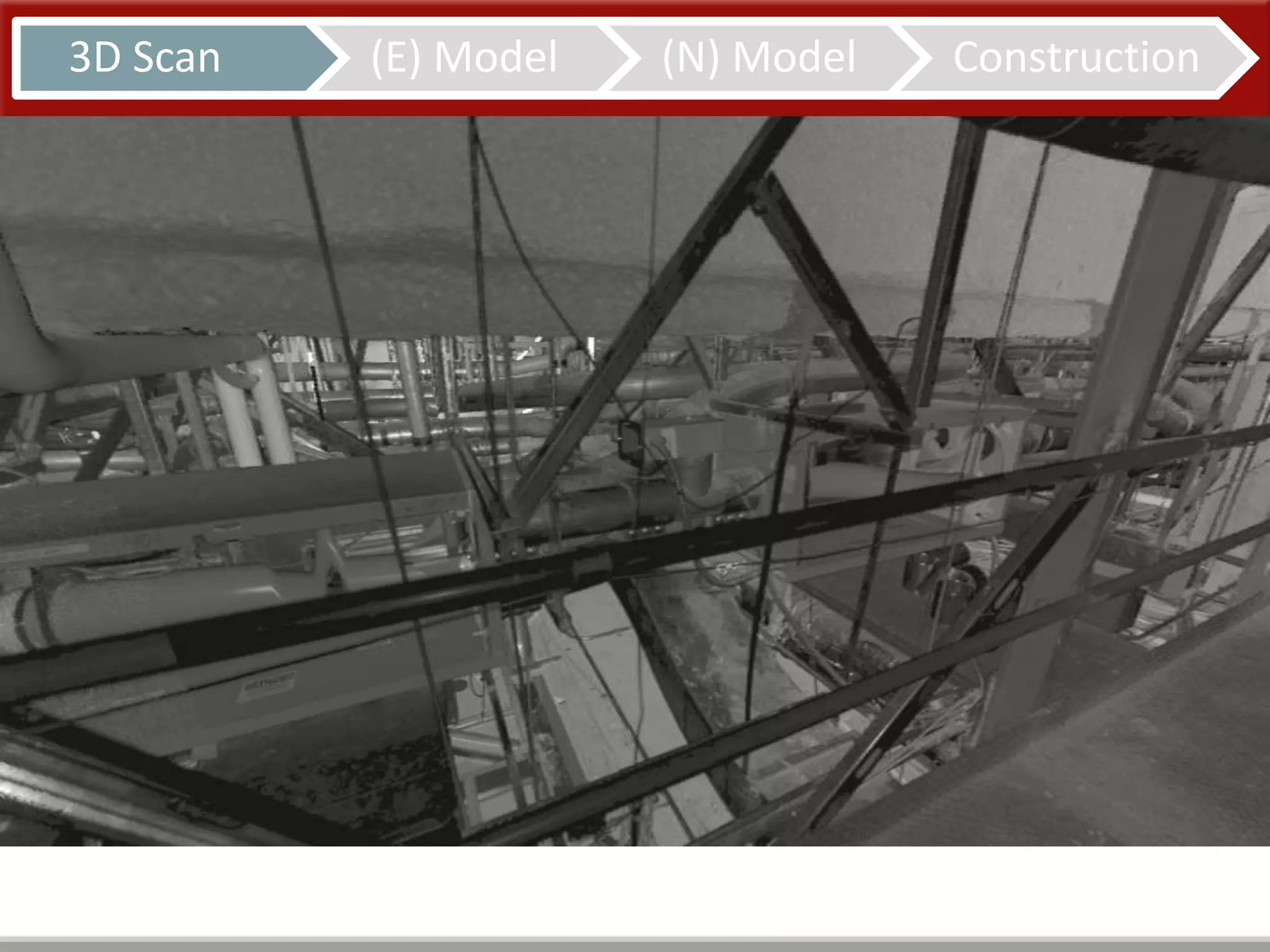 3D Scan (E) Model (N) Model Construction
 