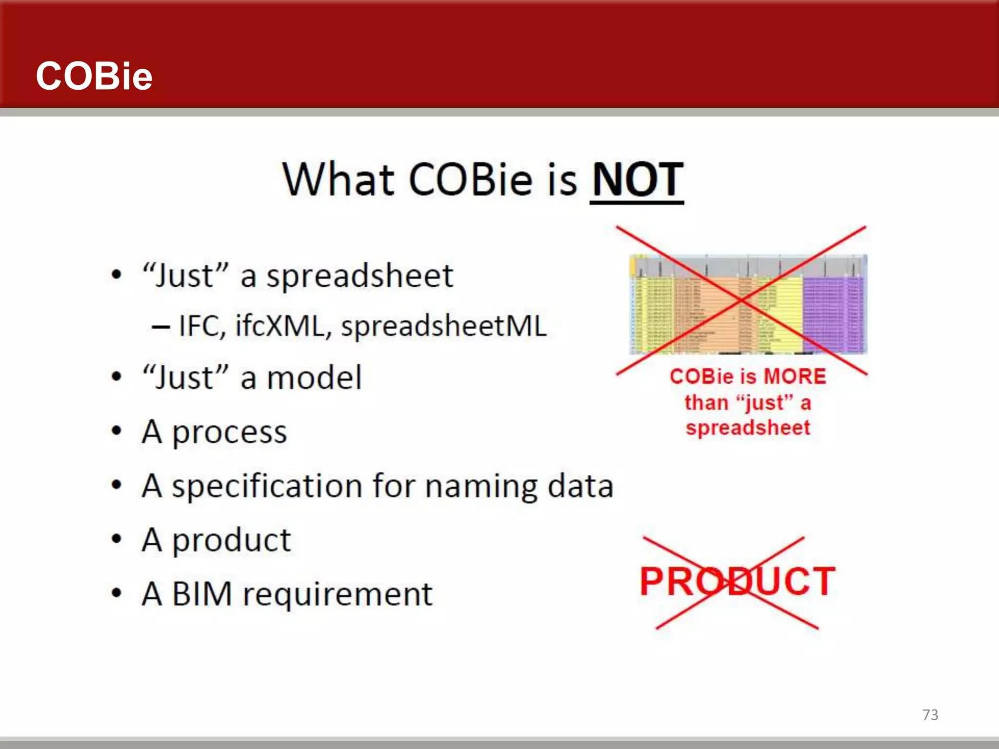 73
COBie
 