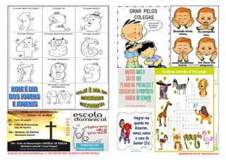 A ESCOLA DE DEUS (DOMINICAL). É TÃO IMPORTANTE QUANTO A OUTRA ESCOLA. ANIMAIS DA SELVA. foto-basa.com/
 